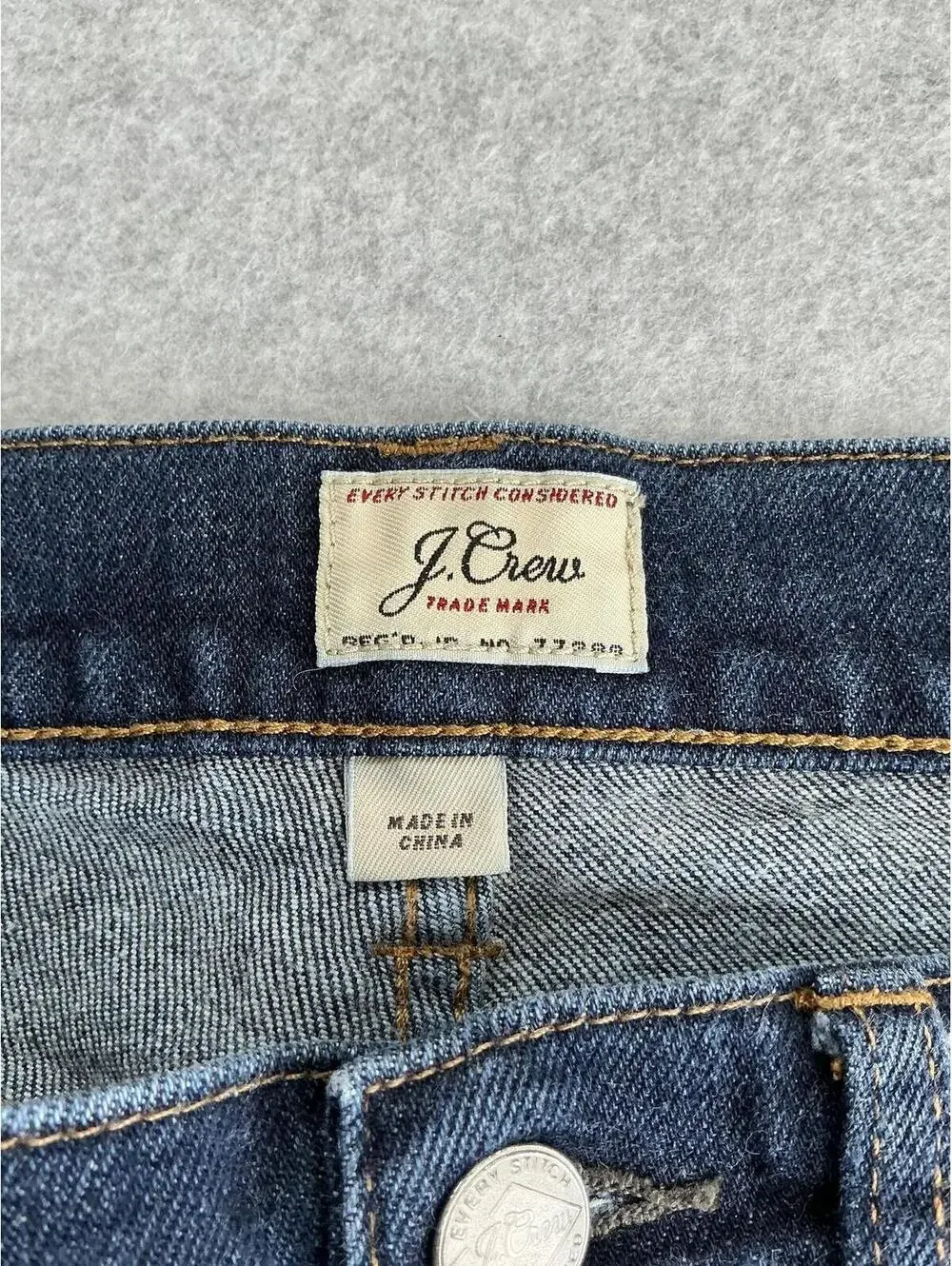 J.Crew 484‎ Slim Stretch Jeans Dark Wash Men’s 29x32 Japanese Denim